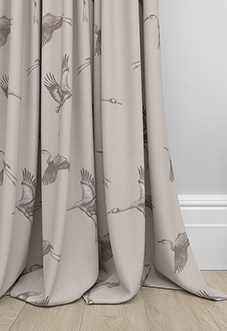 Cranes, Pearl - Made to Measure Curtains